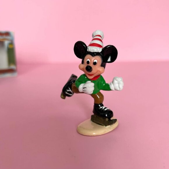 Vintage 1988 Disney Christmas Holiday 3” Figurines Applause NIB - Picture 2 of 7